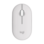 logitech pebble mouse 2 m350s tonal white bt n/a emea 808 dongleless . (910 007013)