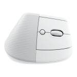 logitech lift vertical ergonomic mouse off white/pale grey 2.4ghz/bt 12m . (910 006475)