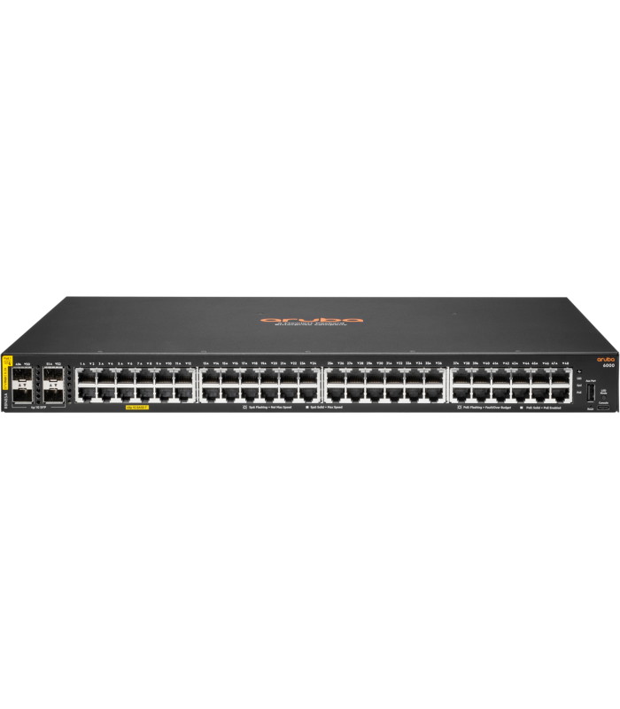 switch aruba 6000 48g classe 4 poe 4sfp 370 w (r8n85a) switch aruba 6000 48g classe 4 poe 4sfp 370 w (r8n85a)